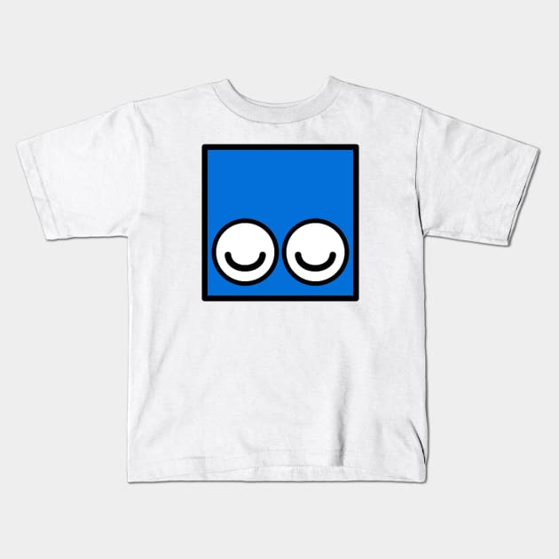 Kubi - the square emoticons - DaBaDee, the sleeping face Kids T-Shirt by LiveForever